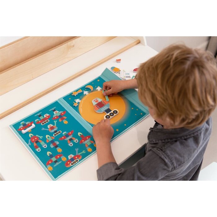 Scratch Magneetpuzzel/boek - mix & match ruimte avontuur