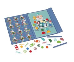 Scratch Magneetpuzzel - kleuren en vormen robot