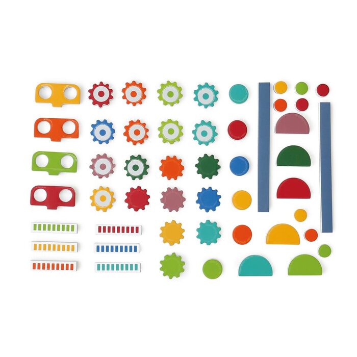 Scratch Magneetpuzzel - kleuren en vormen robot