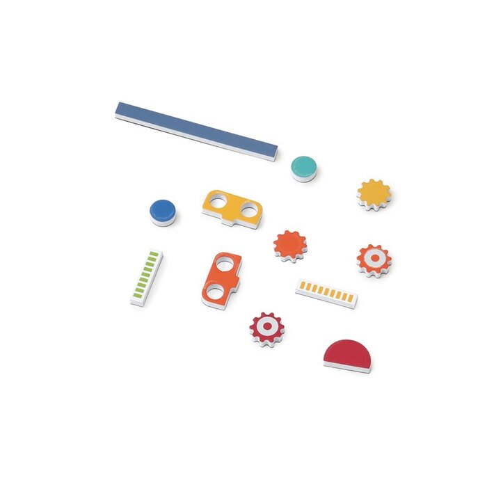 Scratch Magneetpuzzel - kleuren en vormen robot
