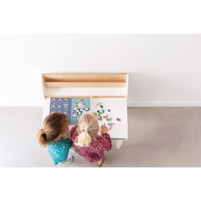 Scratch Magneetpuzzel - kleuren en vormen robot