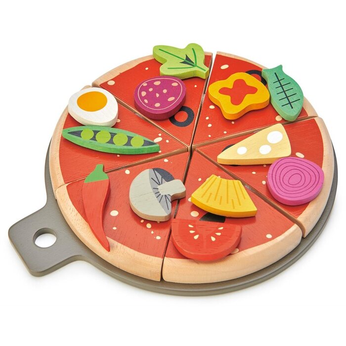 Tender Leaf Houten speelgoed - pizza party