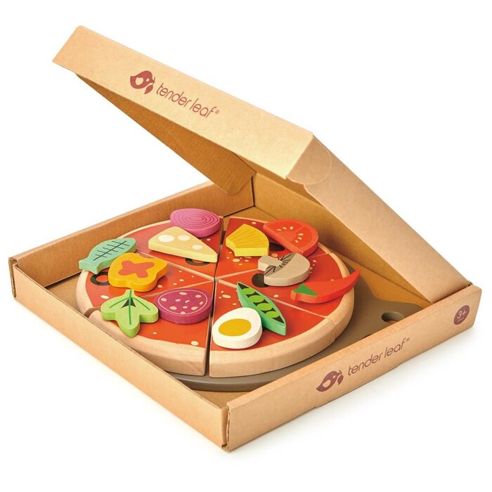 Tender Leaf Houten speelgoed - pizza party