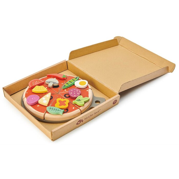 Tender Leaf Houten speelgoed - pizza party