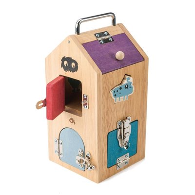 tender leaf toys Houten speelgoed - slotenhuis monsters