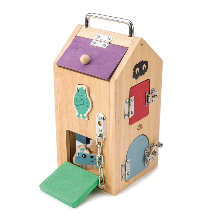 Tender Leaf Toys Houten speelgoed - slotenhuis monsters