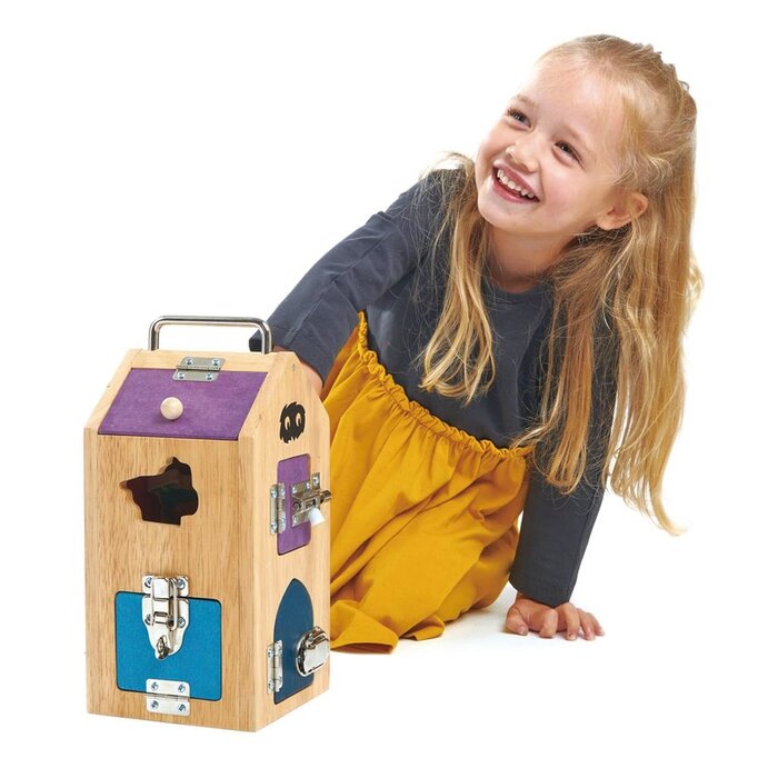 Tender Leaf Toys Houten speelgoed - slotenhuis monsters