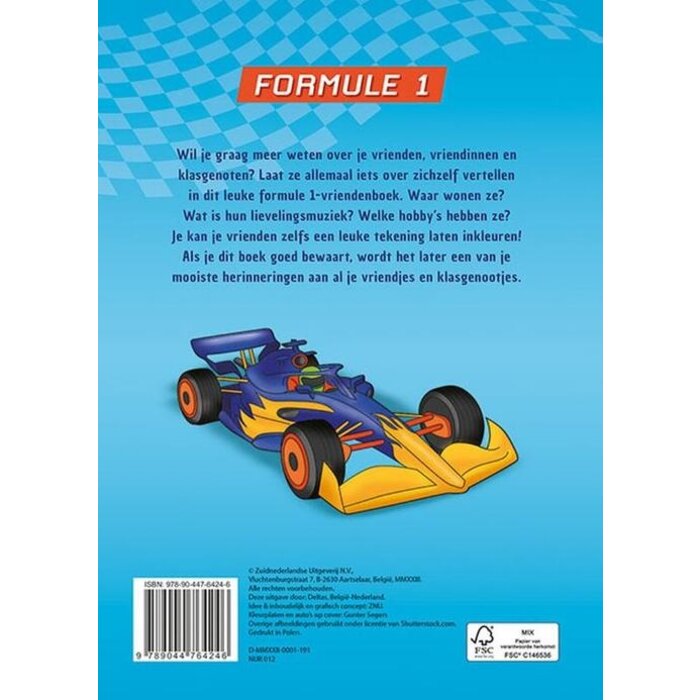 Deltas Vriendenboek - Formule 1
