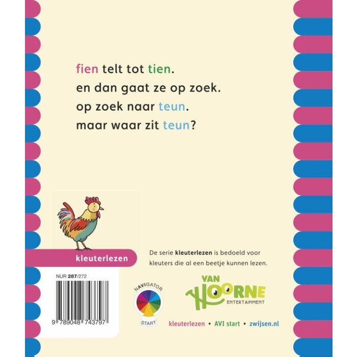 Zwijsen Kleuterlezen - Fien telt tot tien - AVI start (3-5, 6-7 jaar)