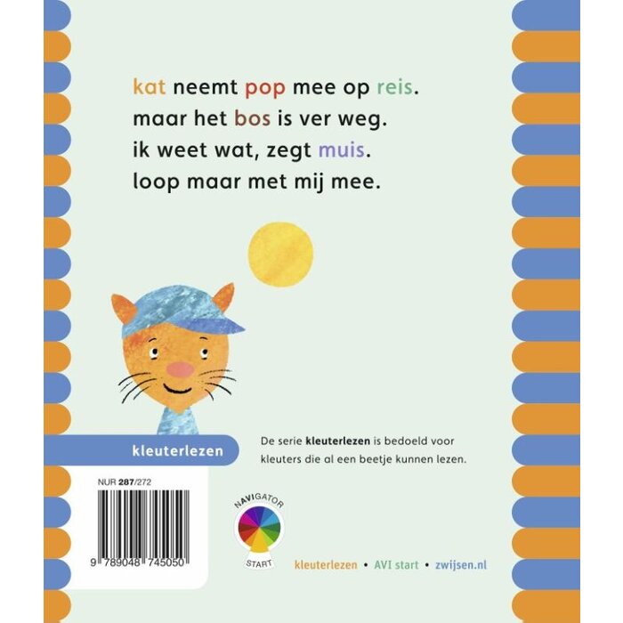 Zwijsen Kleuterlezen - Kat gaat op reis - AVI start (3-5, 6-7 jaar)