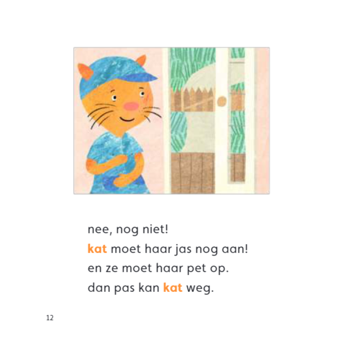 Zwijsen Kleuterlezen - Kat gaat op reis - AVI start (3-5, 6-7 jaar)