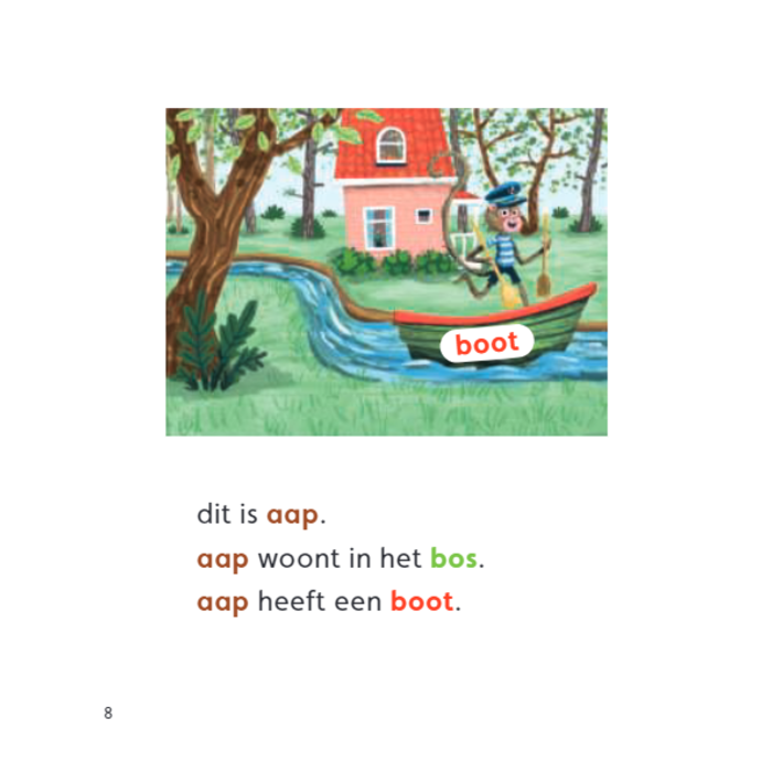 Zwijsen Kleuterlezen - Met aap naar zee - AVI start (3-5, 6-7 jaar)