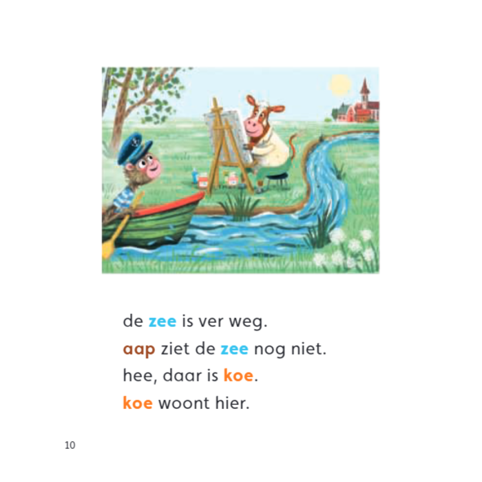 Zwijsen Kleuterlezen - Met aap naar zee - AVI start (3-5, 6-7 jaar)