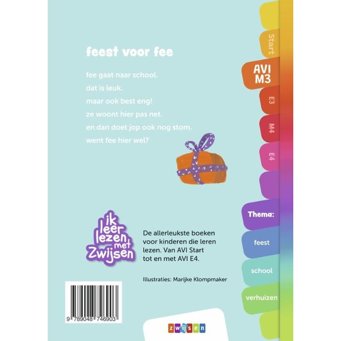 Zwijsen Ik leer lezen met Zwijsen - Feest voor Fee - Avi M3 (6-7 jaar)