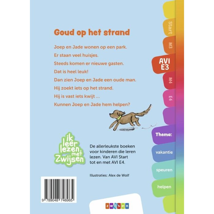 Zwijsen Ik leer lezen met Zwijsen - Goud op het strand - Avi E3 (6-7 jaar)