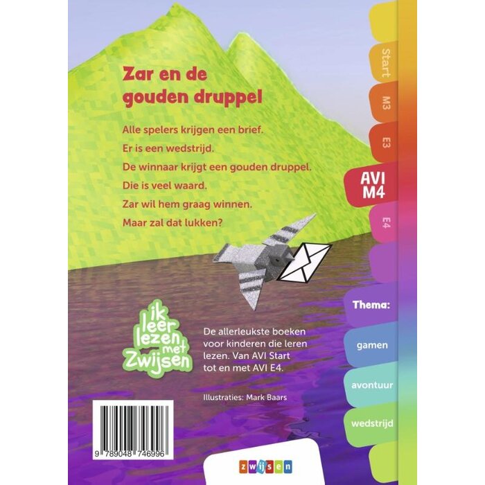 Zwijsen Ik leer lezen met Zwijsen -  Zar en de gouden druppel - Avi M4 (6-7, 8-9  jaar)