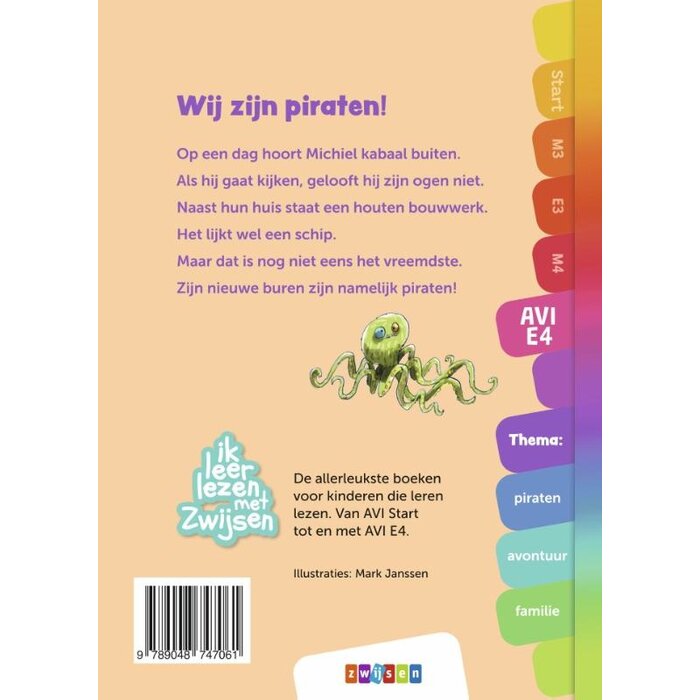 Zwijsen Ik leer lezen met Zwijsen -  Wij zijn piraten! - Avi E4 (6-7, 8-9  jaar)