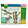 JOIN CLIPS Basis, Pro editie - 400 clips + 80 houten (bouw)plankjes + speel-opbergkleed