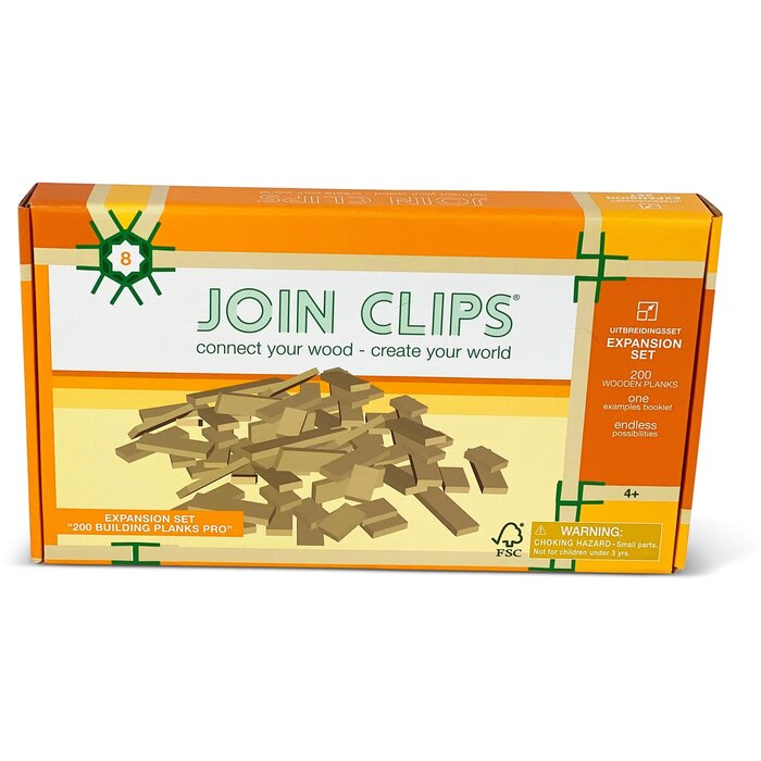 JOIN CLIPS Uitbreidingsset - 200 verschillende plankjes