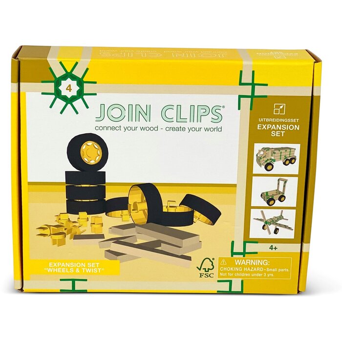 JOIN CLIPS Uitbreidingsset - 8 draaiwielen
