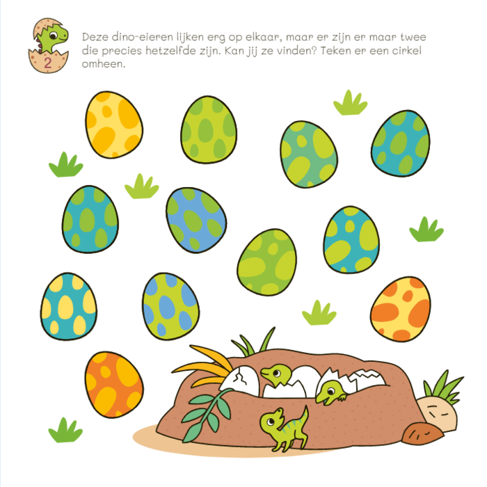 Deltas Het leukste Dino spelletjesboek