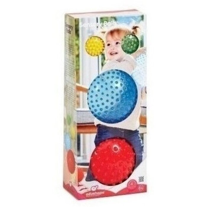 Edushape Mega sensorische ballen - 4 stuks ( 2x 18, 2x 10)