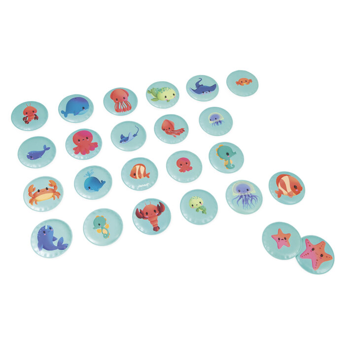 Janod Badspeelgoed - memory, babydieren