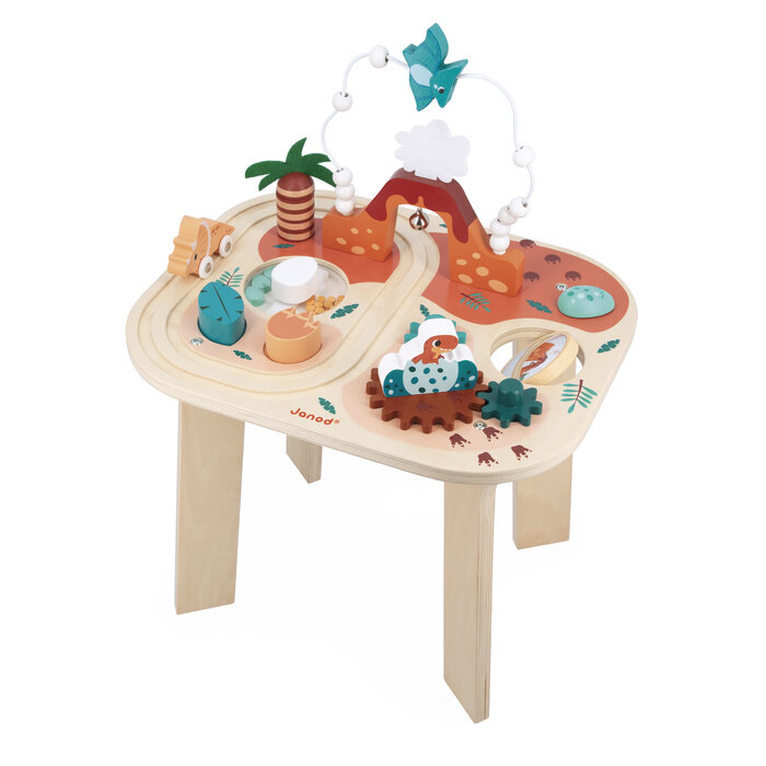 Janod Houten speelgoed - Dino - activiteiten/speeltafel