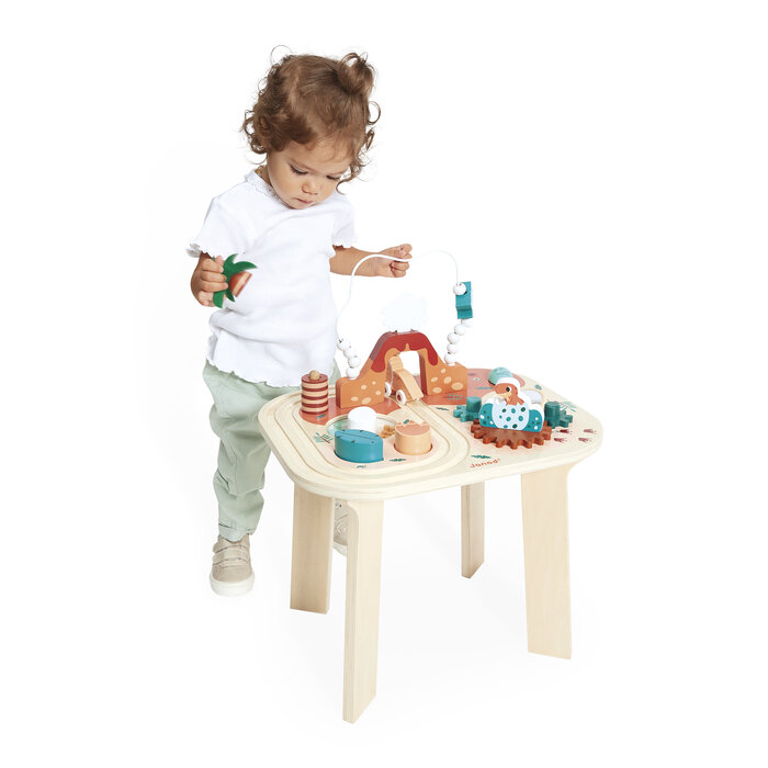 Janod Houten speelgoed - Dino - activiteiten/speeltafel