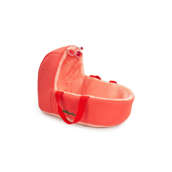 Lilliputiens Stoffen babypop  Lena speelset, met (reis)wieg en accessoires