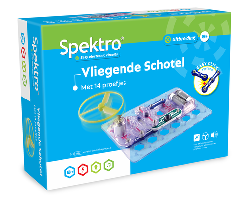 NIEUWWWWW...... Vliegende Schotel van Spektro - elektriciteit ontdekken met 14 proefjes