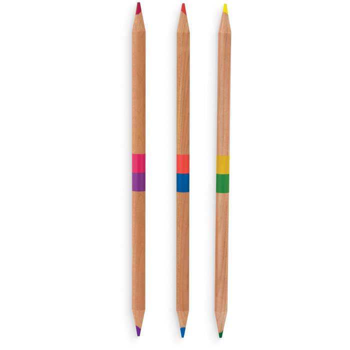 Ooly Kleurpotloden - 2 in 1 - 12 potloden, 24 kleuren