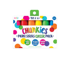 Ooly Chunkies verf sticks - classic, 6 stuks