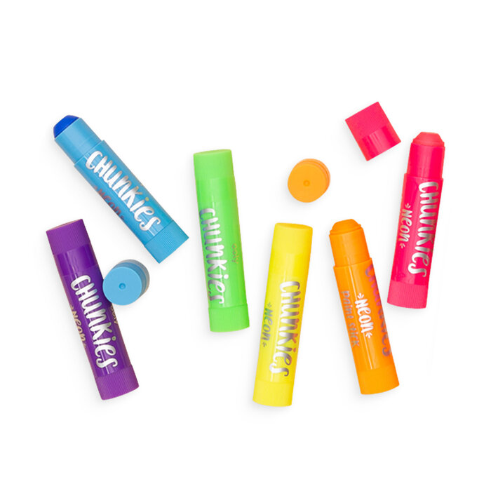 Ooly Chunkies verf sticks - neon, 6 stuks