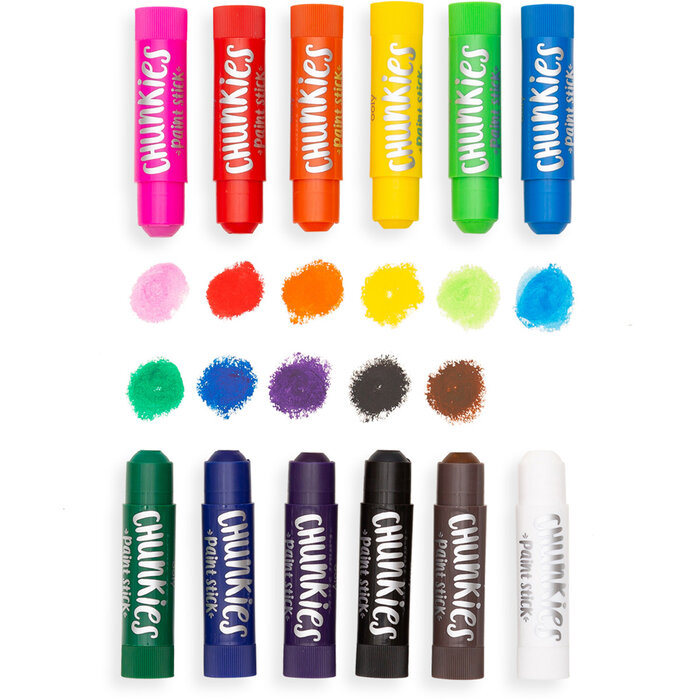Ooly Chunkies verf sticks - classic, 12 stuks