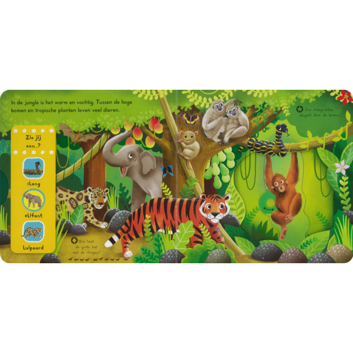 Deltas Kijk en ontdek - in de jungle (draai, schuif en trek)