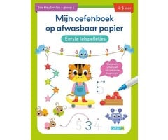 Deltas Mijn oefenboek op afwasbaar papier - eerste telspelletjes (4-5 jaar, groep 1)
