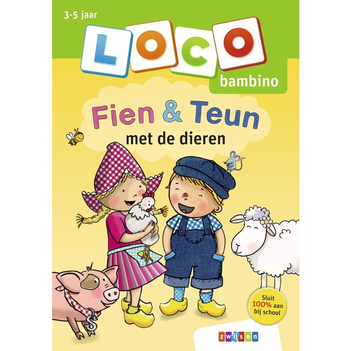Loco Fien & Teun met de dieren (bambino)
