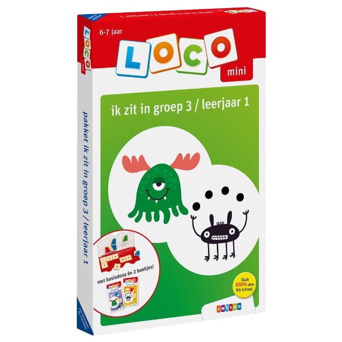 Loco Pakket -  basisdoos met 2 boekjes - ik zit in groep 3 / leerjaar 1 (mini)