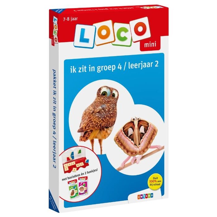 Loco Pakket -  basisdoos met 2 boekjes - ik zit in groep 4 / leerjaar 2 (mini)