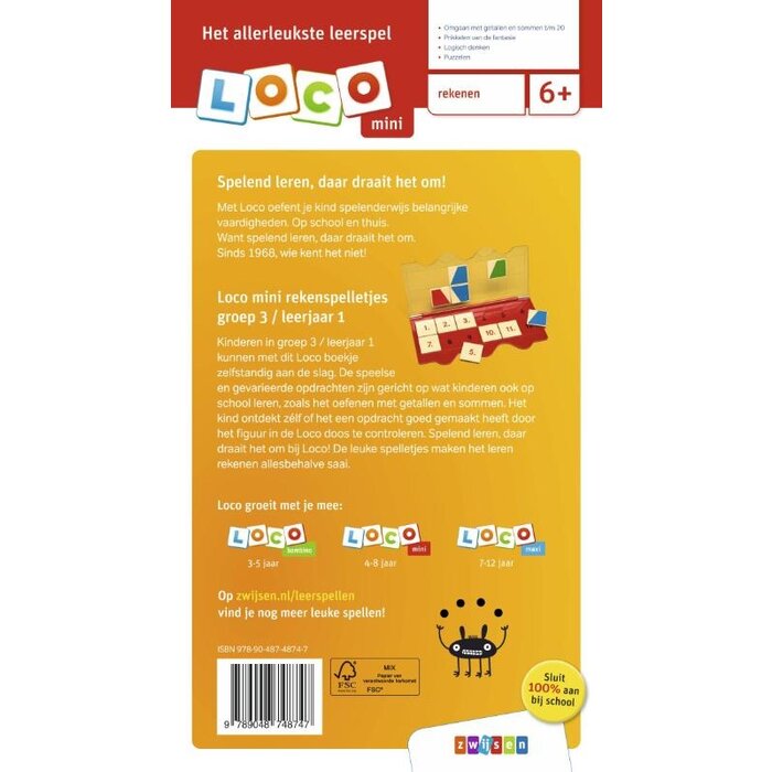 Loco Rekenspelletjes – groep 3 leerjaar 1 (mini)