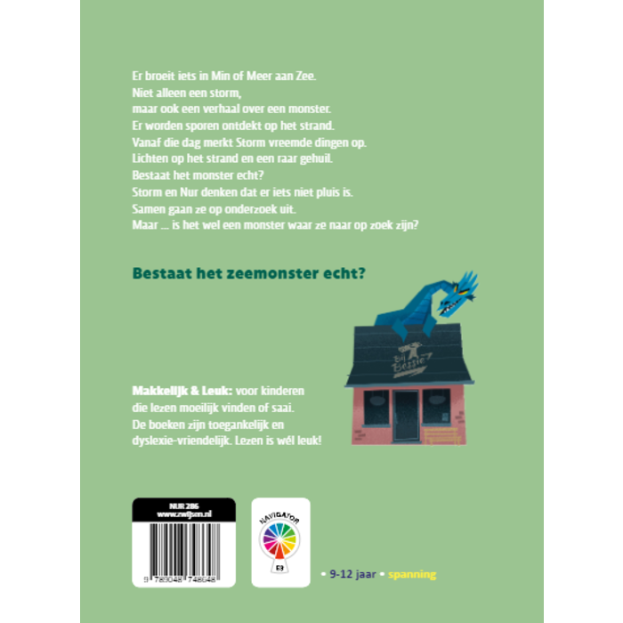 Zwijsen Dyslexie leesboek - Monster op het spoor (AVI - E3)