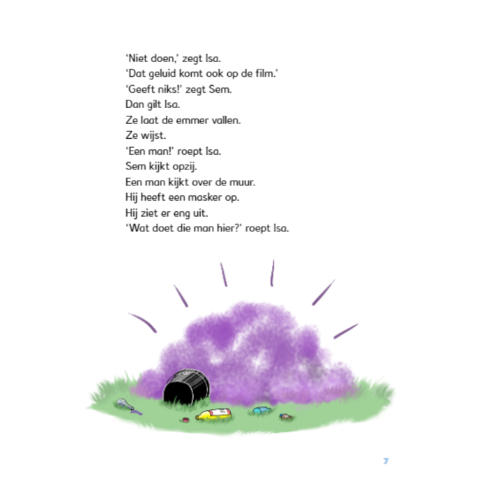 Zwijsen Dyslexie leesboek - De man met het masker (AVI - E3)