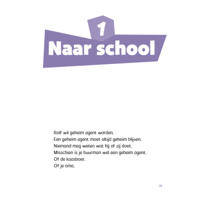Zwijsen Dyslexie leesboek - De geheime Klas (AVI - M4)