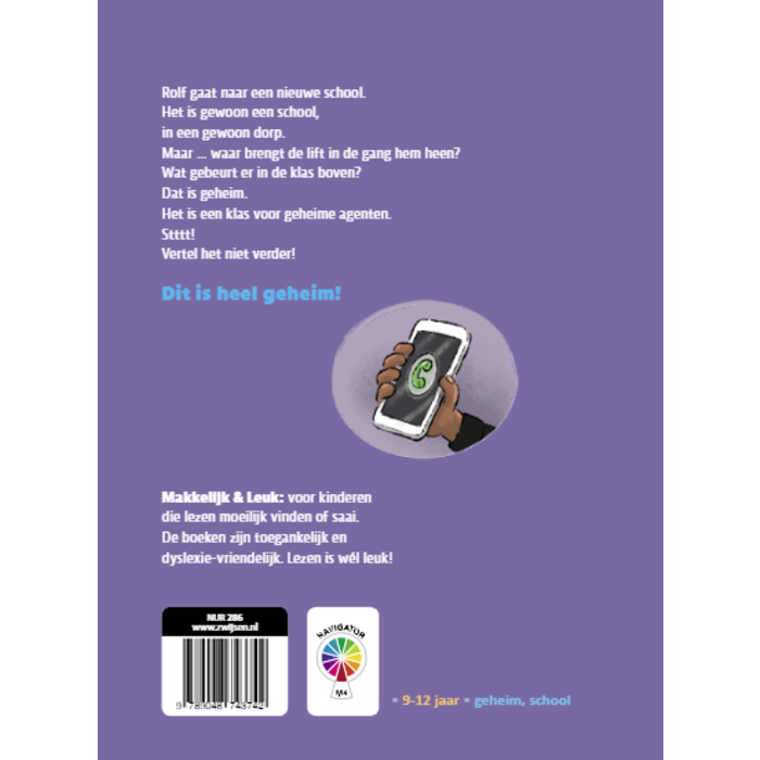 Zwijsen Dyslexie leesboek - De geheime Klas (AVI - M4)