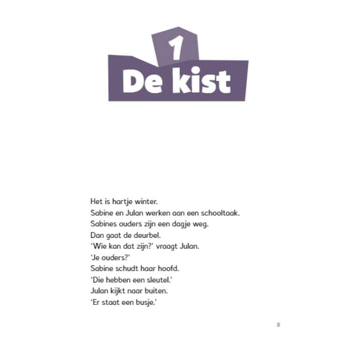Zwijsen Dyslexie leesboek - De Griezelkist (AVI-M5)