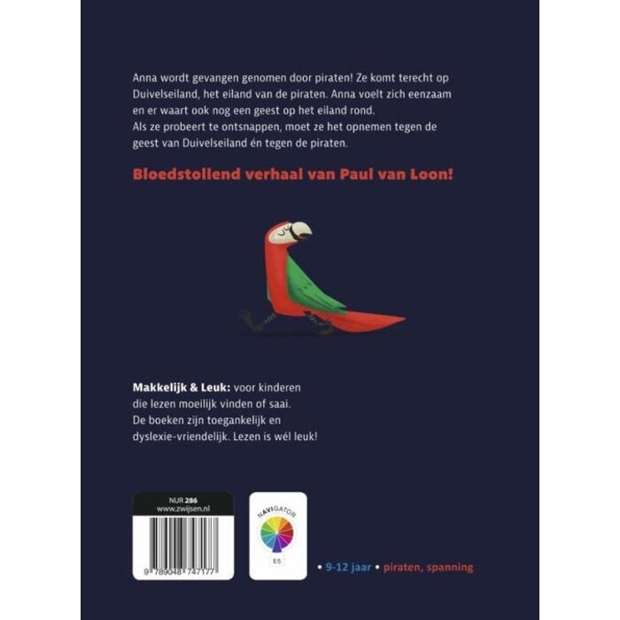 Zwijsen Dyslexie leesboek - De piraten van Duivelseiland (AVI - E5)