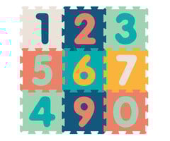 Ludi Sensorisch speelgoed - speelmat (foam) - cijfers (9 stuks)