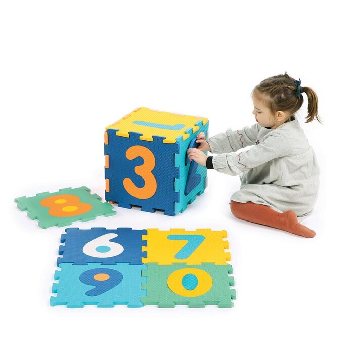 Ludi Sensorisch speelgoed - speelmat (foam) - cijfers (9 stuks)