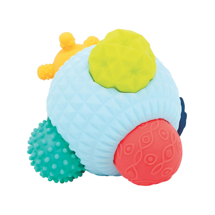 Ludi Sensorische puzzelbal - 5 ballen 6,5 cm, grote bal 12cm